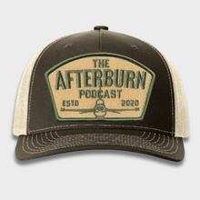 Load image into Gallery viewer, Afterburn Retro Logo Hat – Chocolate Chip & Birch
