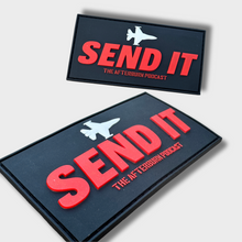 Load image into Gallery viewer, SEND IT Patch – 2"x4" Velcro-Backed